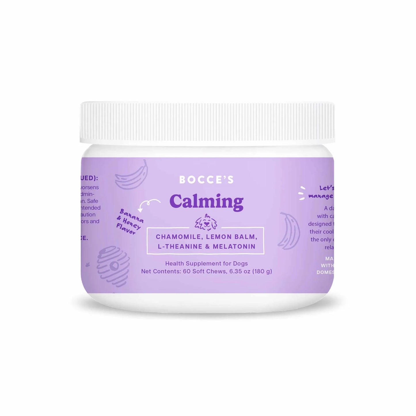Bocce's Bakery Calming Soft Chew Dog Supplements 60 Count